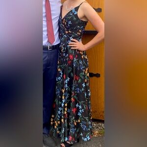 Nightway formal floral dress. Size 4